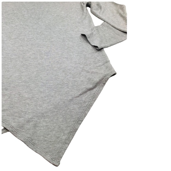Joie 'Tammy B' Asymmetrical Oversized Sweatshirt Top In Heather Gray Small - Picture 11 of 13